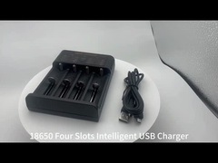 4 슬롯 18650 배터리 충전기 재충전 가능 4.2V 2A 리?? 이온 배터리 Ni-MH Ni-CD
