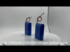 리 폴리머 배터리 803450-2s 7.4v 1500mAh 배터리 팩
