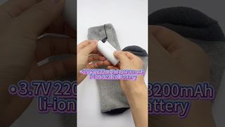 3.7v 2200mAh~3200mAh 리튬 이온 18650 충전식 배터리 셀을 갖춘 전기 난방 양말