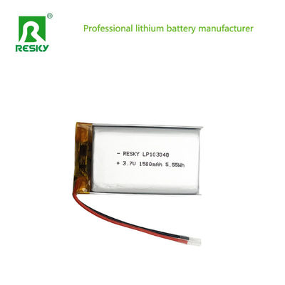주문 리?? 폴리머 배터리 셀 3.7V 1500mAh 103048 디지털 장치 온라인 제조