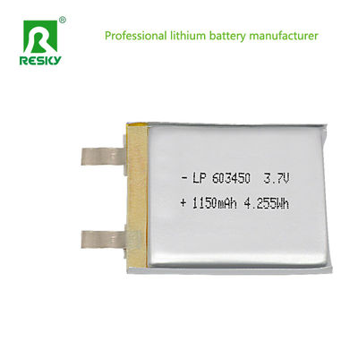 주문 태양 리?? 폴리머 배터리 셀 3.7V 603450 1200mAh 배터리 엘리베이터 경보 online manufacture