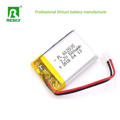 주문 스마트워치용 사각형 리?? 폴리머 배터리 셀 602535 3.7V 4.2V 400mAh online manufacture