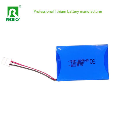 주문 303450 리 폴리머 배터리 팩 7.4V 500mAh 비상 조명용 online manufacture