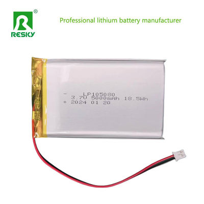 주문 리포 리?? 폴리머 배터리 셀 105080 3.7V 5000mAh online manufacture