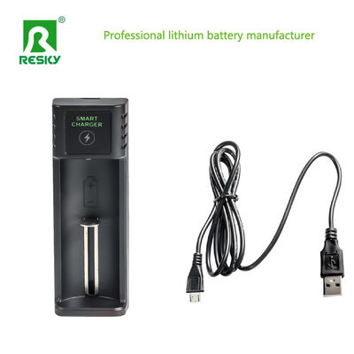 주문 18650 26650 21700 리?? 이온 배터리 USB 충전기 단일 슬롯 스마트 재충전 4.2V online manufacture
