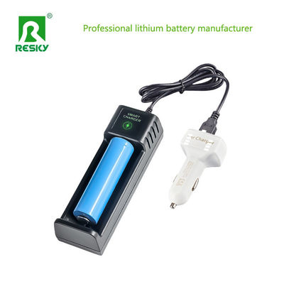 주문 싱글 슬롯 재충전 배터리 충전기 4.2V USB 스마트 리타이온 18650 배터리 online manufacture