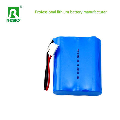 주문 재충전 가능한 리?? 이온 배터리 18650 11.1V 2200mAh online manufacture