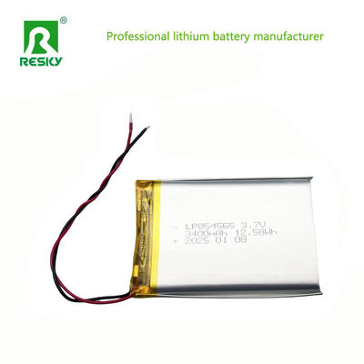 주문 854565 리?? 폴리머 배터리 셀 3400mAh 3.7V 포지 리포 리 폴리머 배터리 online manufacture