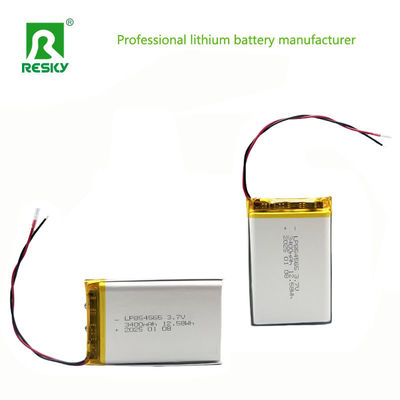 주문 3.7V 3400mAh 리?? 폴리머 배터리 팩 854565 와키-탈키용 리포 배터리 online manufacture