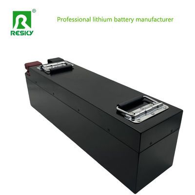 주문 전력 재충전 가능한 51.2V 50AH 전기 골프 카트용 라이프포4 리?? 배터리 팩 온라인 제조