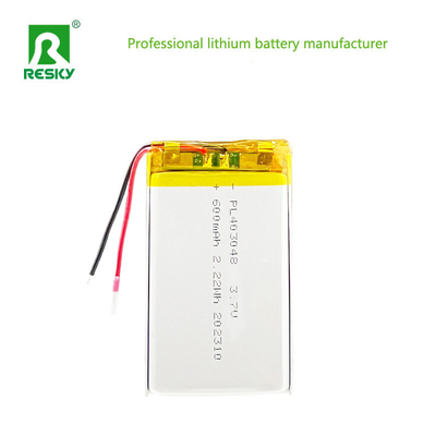 주문 리?? 이온 폴리머 배터리 403048 3.7V 600mAh 2.22wh 리포 배터리 셀 애완 동물 GPS 추적기 온라인 제조
