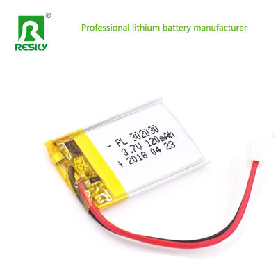 주문 전원 Li 폴리머 배터리 302030 3.7V 120mAh 리튬 배터리 셀 블루투스 키보드용 온라인 제조
