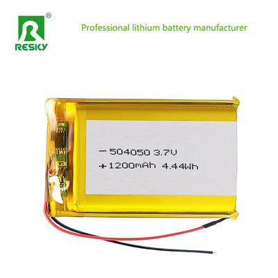 주문 리?? 이온 재충전 배터리 504050 3.7v 1200mAh 4.44wh 리?? 배터리 팩 스마트 팔찌 온라인 제조