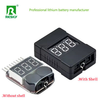 주문 Low Voltage Alarm Buzzer Battery Indicator For 1-8S Lithium Rechargeable Battery Pack 온라인 제조