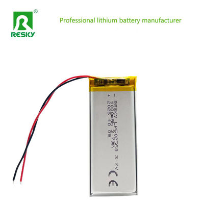 주문 Lifepo4 Battery Cell 602560 3.7v 4.2v 1000mAh 3.7wh Rechargeable Power Lithium Polymer Battery Pack 온라인 제조