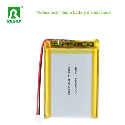 주문 RESKY LP105060 3.7V 3500mAh 12.95wh Solar Power Lithium Battery Cell Rechargeable Batteries 온라인 제조