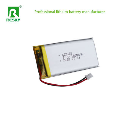 플래트 재충전 가능한 리?? 폴리머 배터리 셀 1500mAh 603060 3.7v 블루투스 스피커