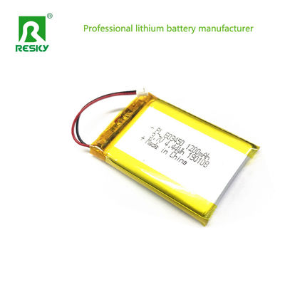 태양 리?? 폴리머 배터리 셀 603450 3.7v 1200mAh 휴대용 GPS