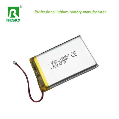 휴대용 의료기기 리포 셀 604070 3.7V 2000mAh 7.4wh