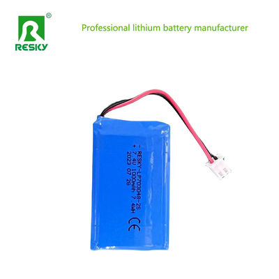 비상 조명 리?? 폴리머 배터리 셀 703048-2s 7.4V 1000mAh 7.4wh