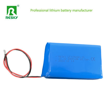 재충전 가능한 리?? 폴리머 배터리 팩 105080 115181 11.1V 5000mAh 55.5Wh 전원 은행