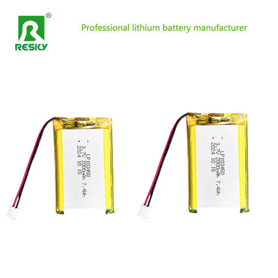 103450 리?? 폴리머 배터리 팩 3.7V 7.4V 2000mAh 리포 배터리