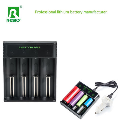 4 슬롯 재충전 가능한 스마트 배터리 충전기 4.2V 2A 18650 리?? 이온 Ni-MH Ni-CD 배터리