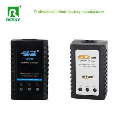 20W Imax RC B3 충전기 7.4V 11.1V 1.6A 리?? 이온 RC 드론 배터리