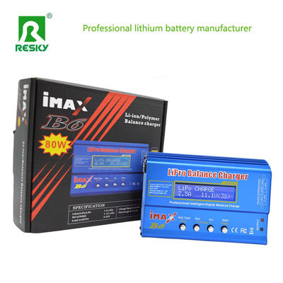 Imaxb6 RC 리포 밸런스 충전기 80W 1-6A 2-6s 리?? 폴리머 배터리 팩