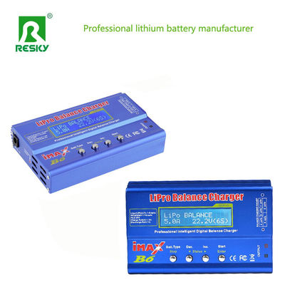 리?? 배터리 RC 밸런스 충전기 Imaxb6 80W 6A 7.4V 11.1V 14.8V 18.5V 22.2V