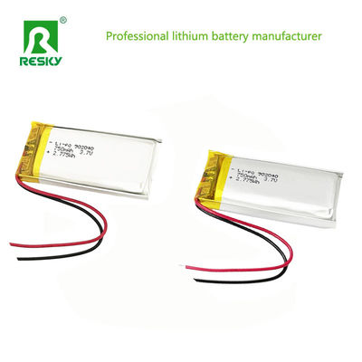 750mAh 3.7V 리튬 폴리머 배터리 셀 9x20x40mm