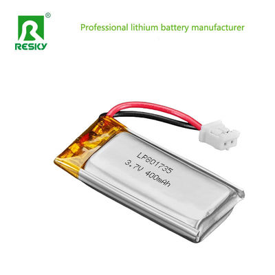 태양 리?? 셀 801735 3.7v 400mAh 재충전 리?? 이온 폴리머 배터리