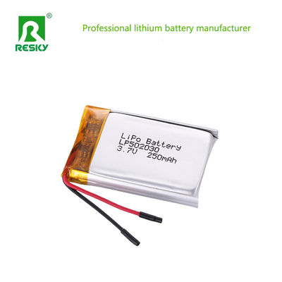 재충전 전력 리?? 배터리 셀 502030 3.7V 250mAh 리포 배터리 스마트 워치