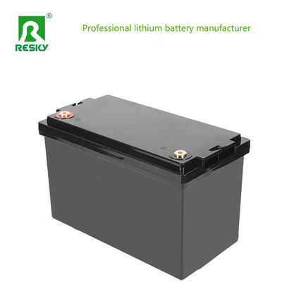 태양광 에너지 저장용 충전식 12.8V 100Ah Lifepo4 리튬 인산철 배터리 팩