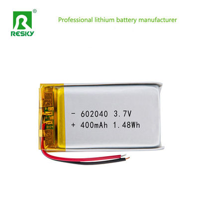 재충전 가능한 리?? 폴리머 배터리 셀 602040 400mAh 450mAh 3.7V 전력 리포 배터리