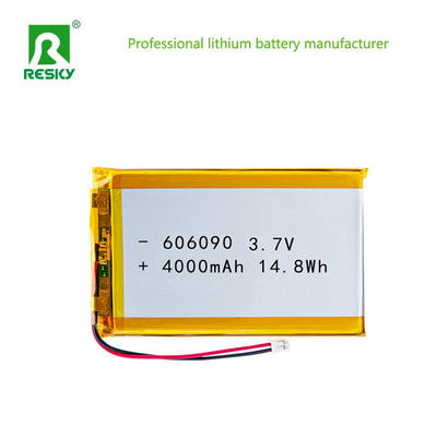 리?? 이온 폴리머 배터리 셀 606090 3.7V 7.4V 4000mAh 14.8Wh 리 폴리머 배터리 팩