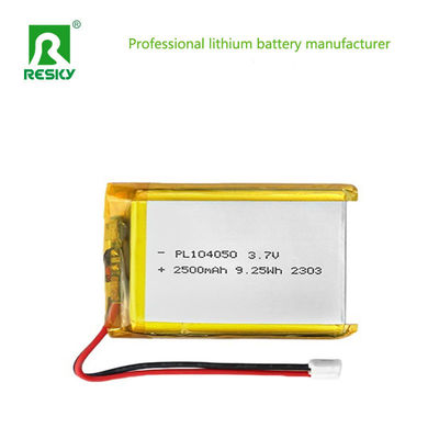 재충전 가능한 리포 리 폴리머 셀 803450 3.7V 1500mAh 5.5wh