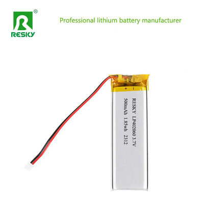 Solar Battery 402060 3.7V 4.2V 500mAh 1.85wh Rechargeable Lithium Ion Lipo Battery Cells