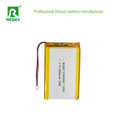 Rechargeable batteries 405085 3.7v 2000mAh 7.4wh Power lithium ion polymer battery For Consumer
